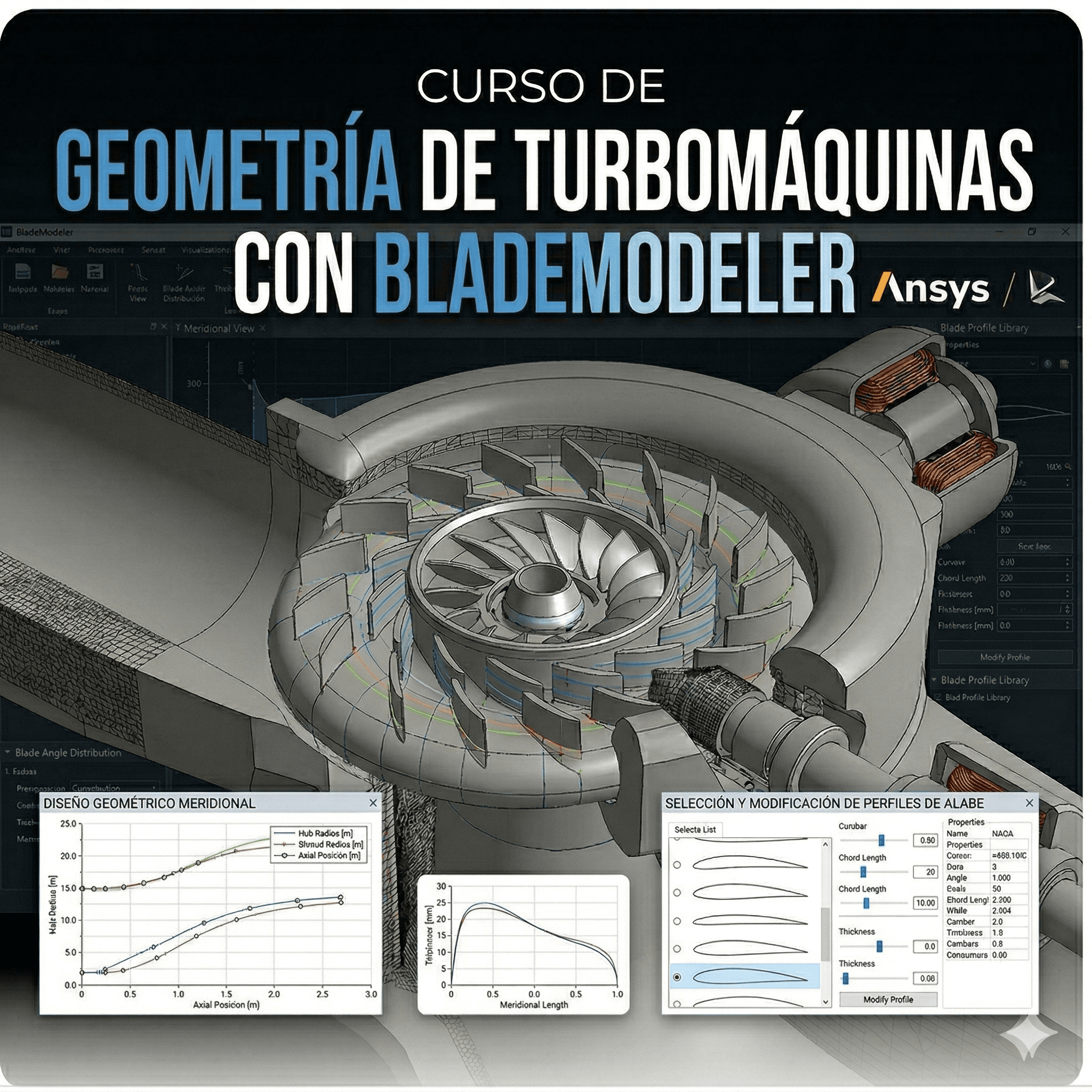 Geometría de Turbomáquinas con BladeModeler